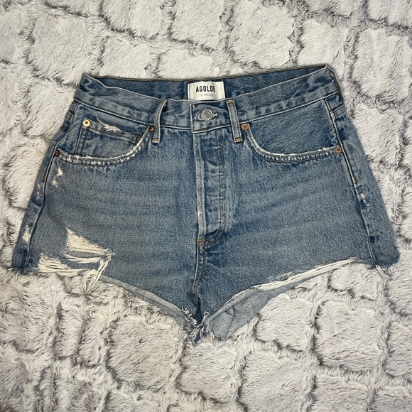 Aritzia Agolde jean shorts